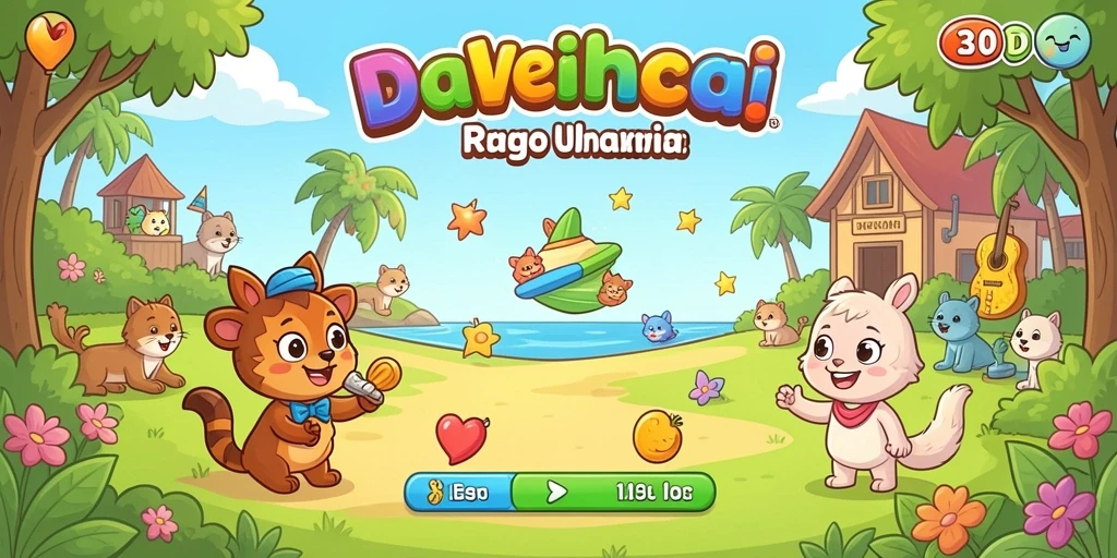 Screenshot menunjukkan antarmuka game yang menarik.