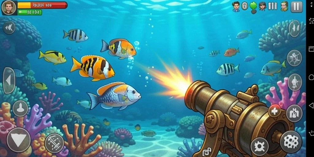 Screenshot menampilkan karakter yang sedang beraksi.