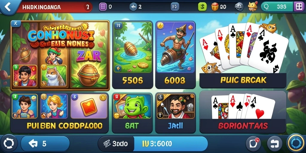 Screenshot antarmuka pengguna yang intuitif.