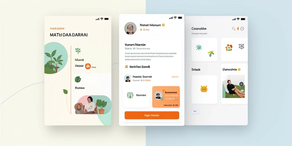 Tampilan antarmuka yang menarik dan modern.