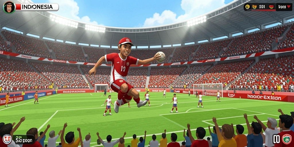 Tampilan antarmuka yang menarik untuk pengalaman bermain.