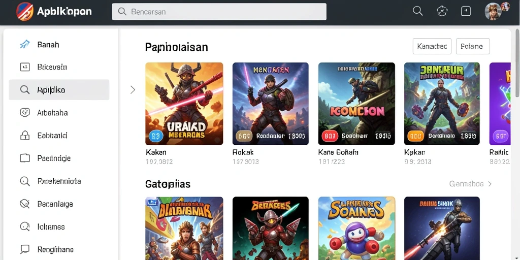 Tampilan antarmuka yang menarik dan user-friendly.