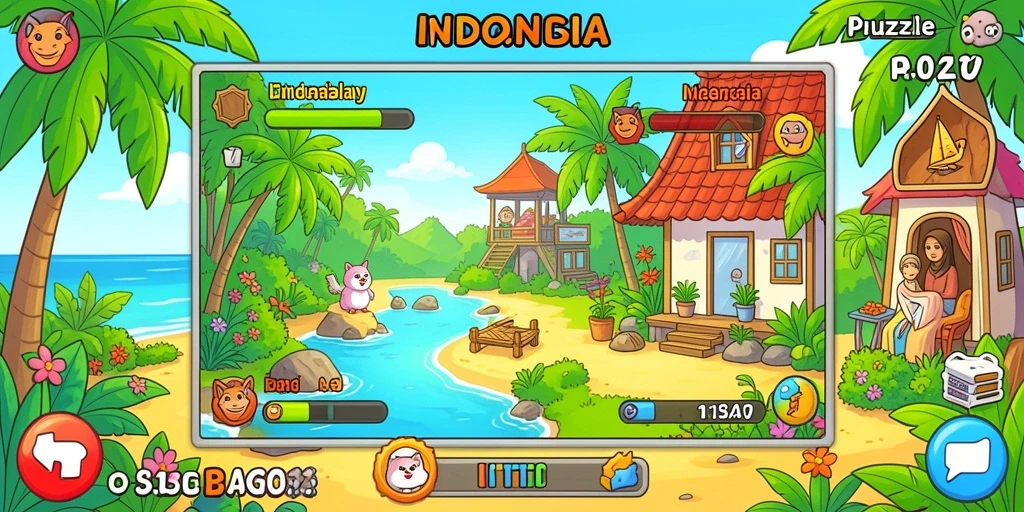 Tampilan menu utama yang menarik dan mudah dinavigasi.